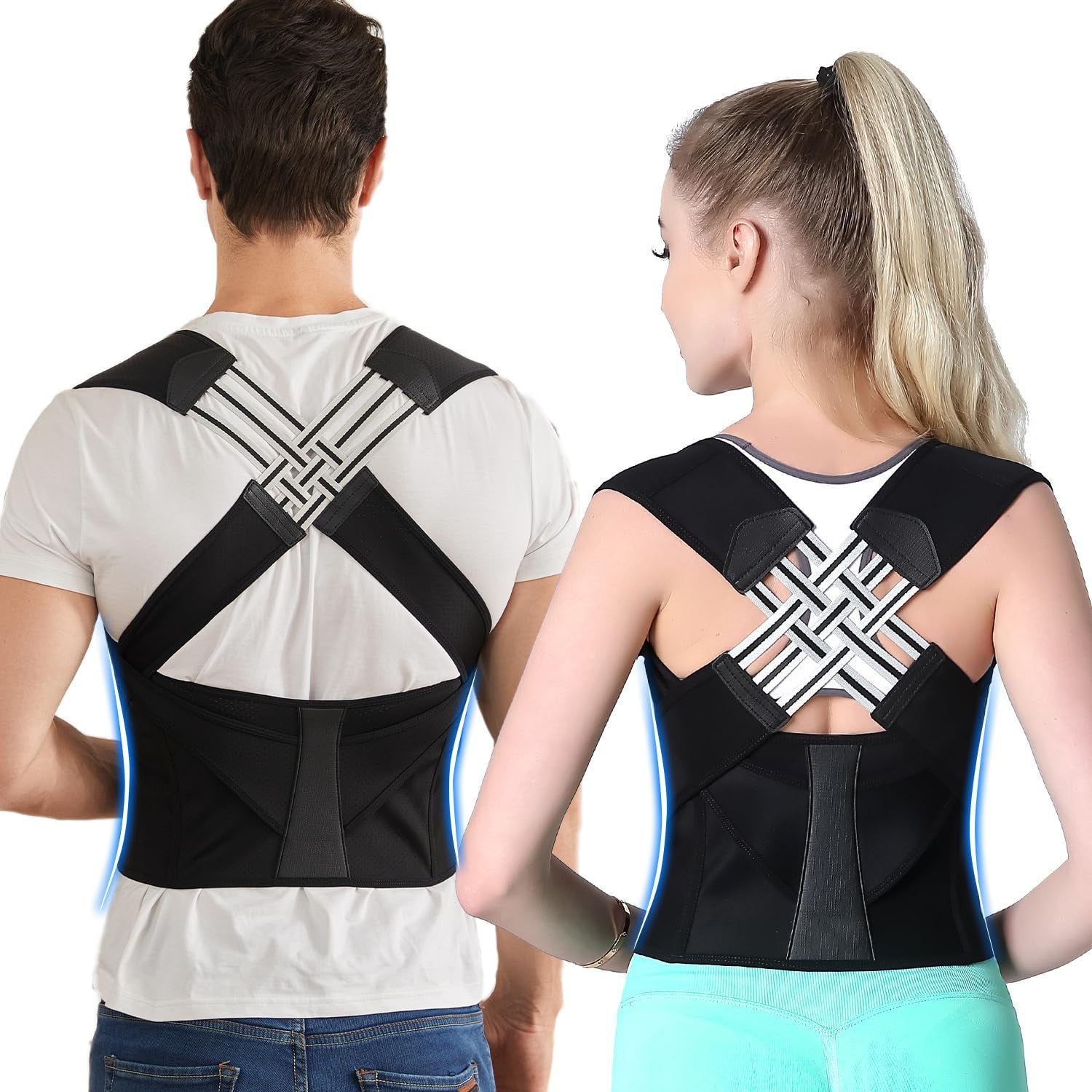 Back Brace Posture Corrector for Women and Men,